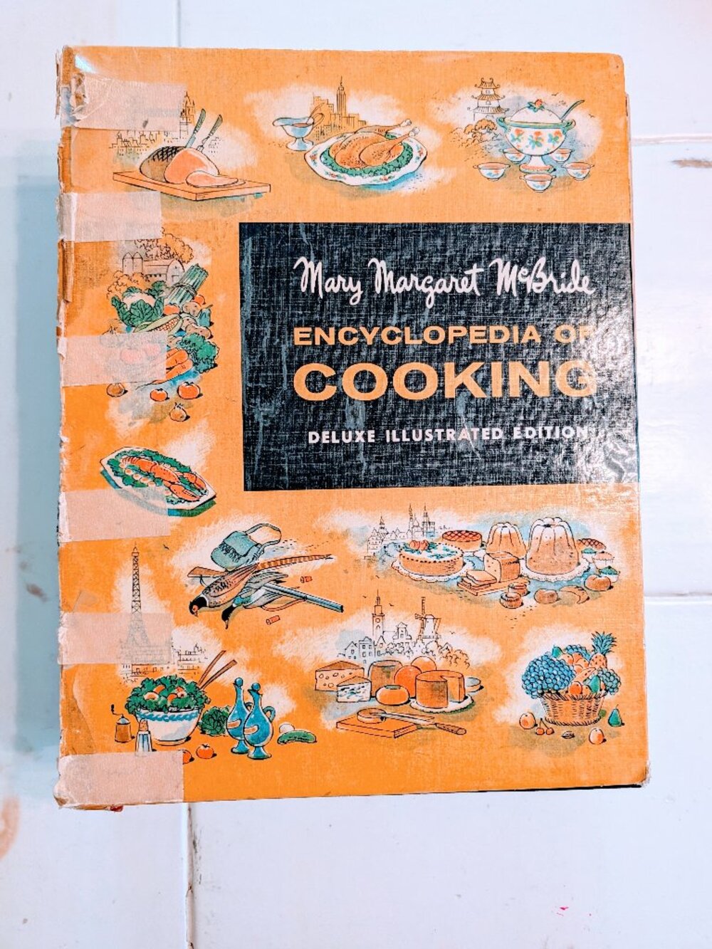 VTG 1959 Encyclopedia of Cooking Deluxe Illustrated 1st Ed Mary Margaret McBride